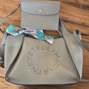 Stella McCartney Gray Tote with Pouch